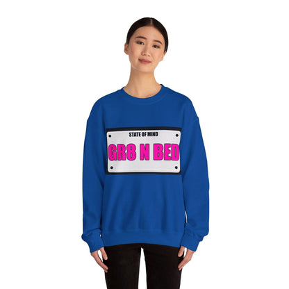 State Of Mind - GR8 N BED - Unisex Heavy Blend™ Crewneck Sweatshirt