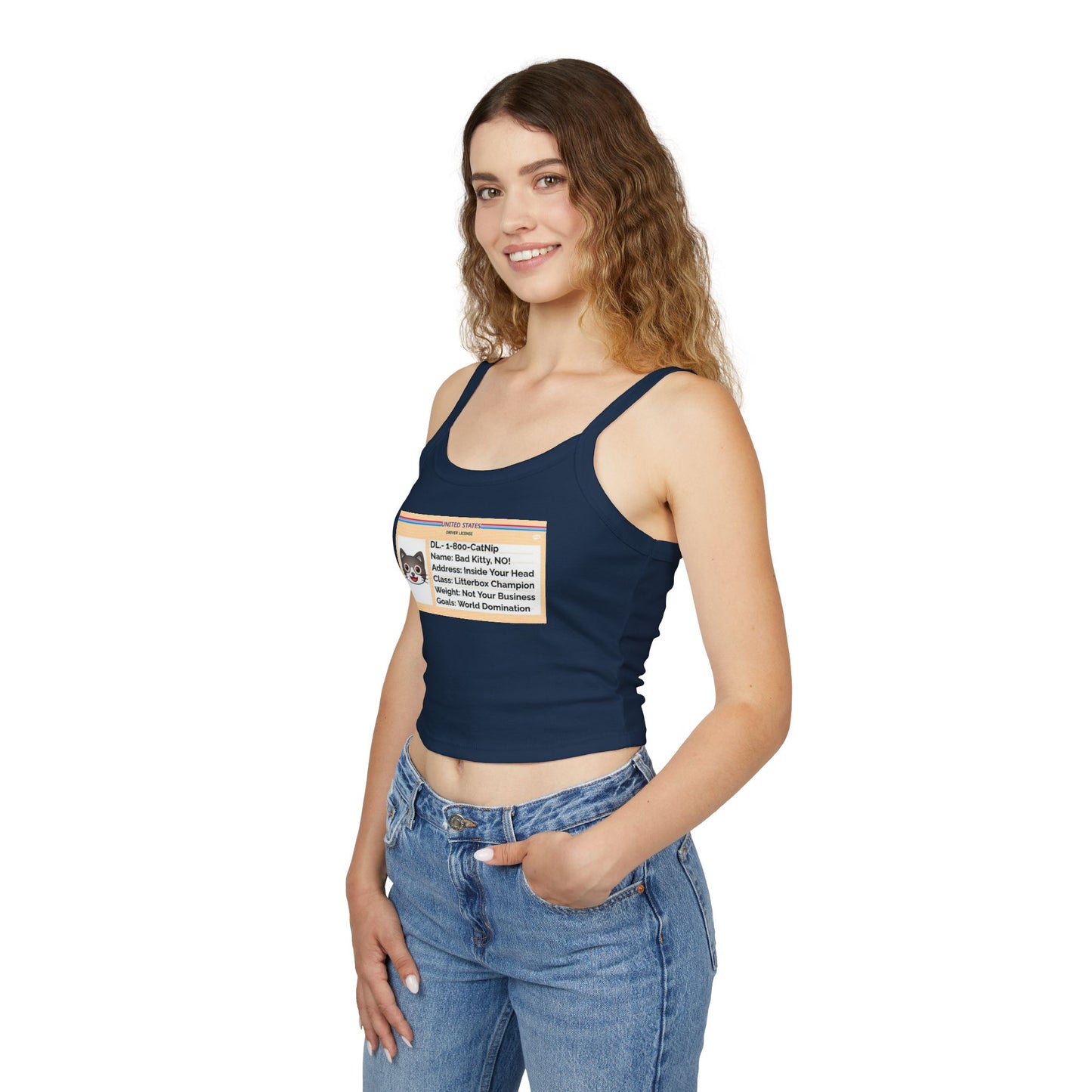 Women's Tank Top - Cat - Drivers License Design