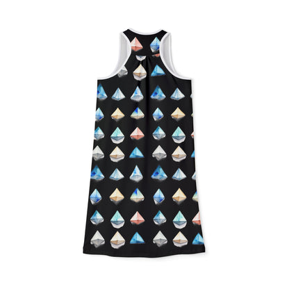 Triangle Pattern Racerback Dress