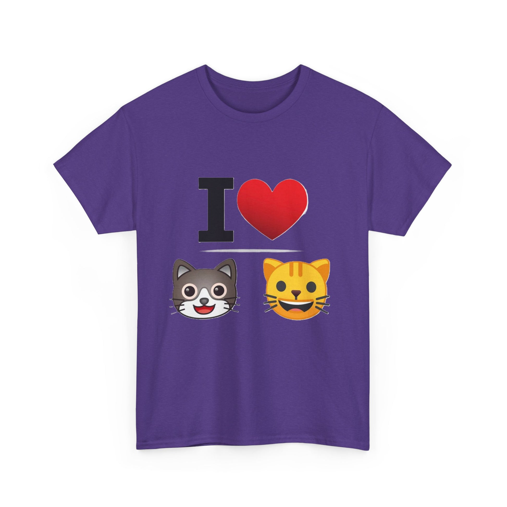 I Heart Cats - Unisex Heavy Cotton T-Shirt - Better Mode