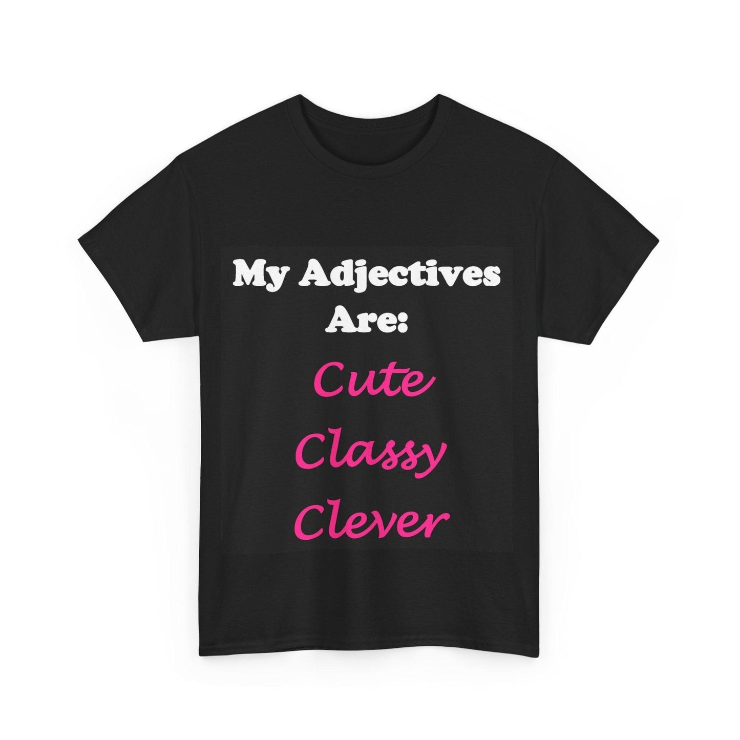 Cute (Black) - Unisex Heavy Cotton Tee - Better Mode