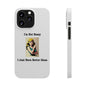 Bossy 1 (White) - Slim Phone Cases - Better Mode