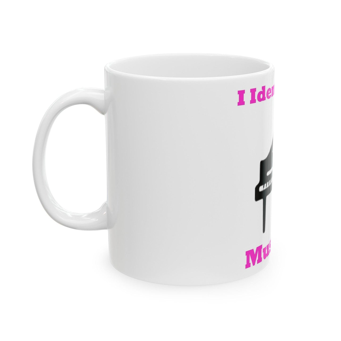 ID Musician (White) - Ceramic Mug, (11oz, 15oz) - Better Mode