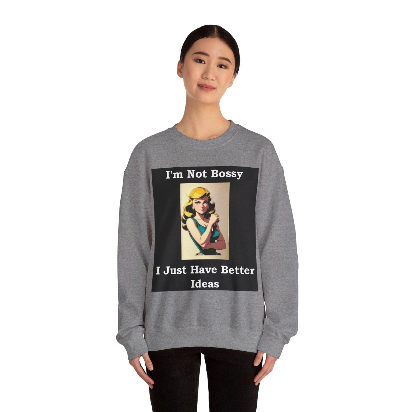 Bossy - Unisex Heavy Blend™ Crewneck Sweatshirt