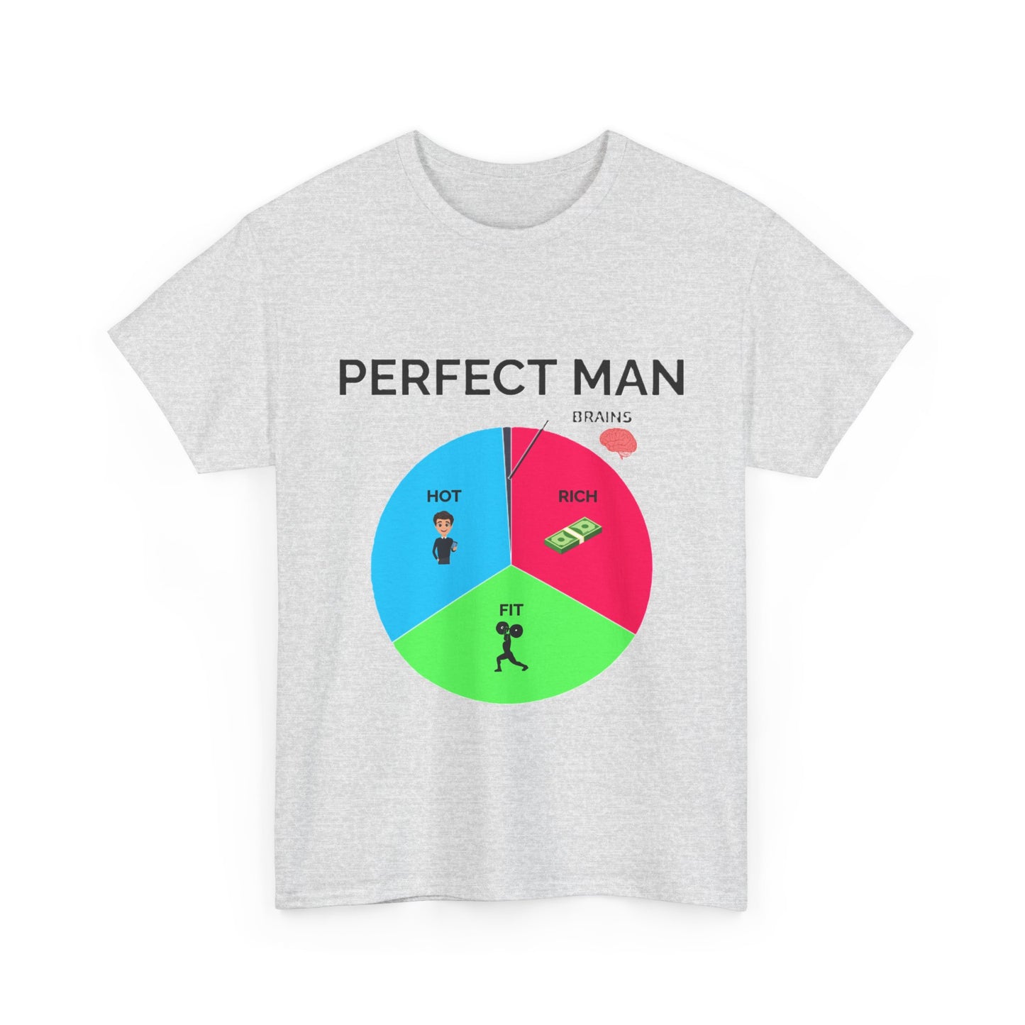 Perfect Man Pie Chart T-Shirt