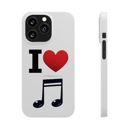 I Heart Music - Slim Phone Cases