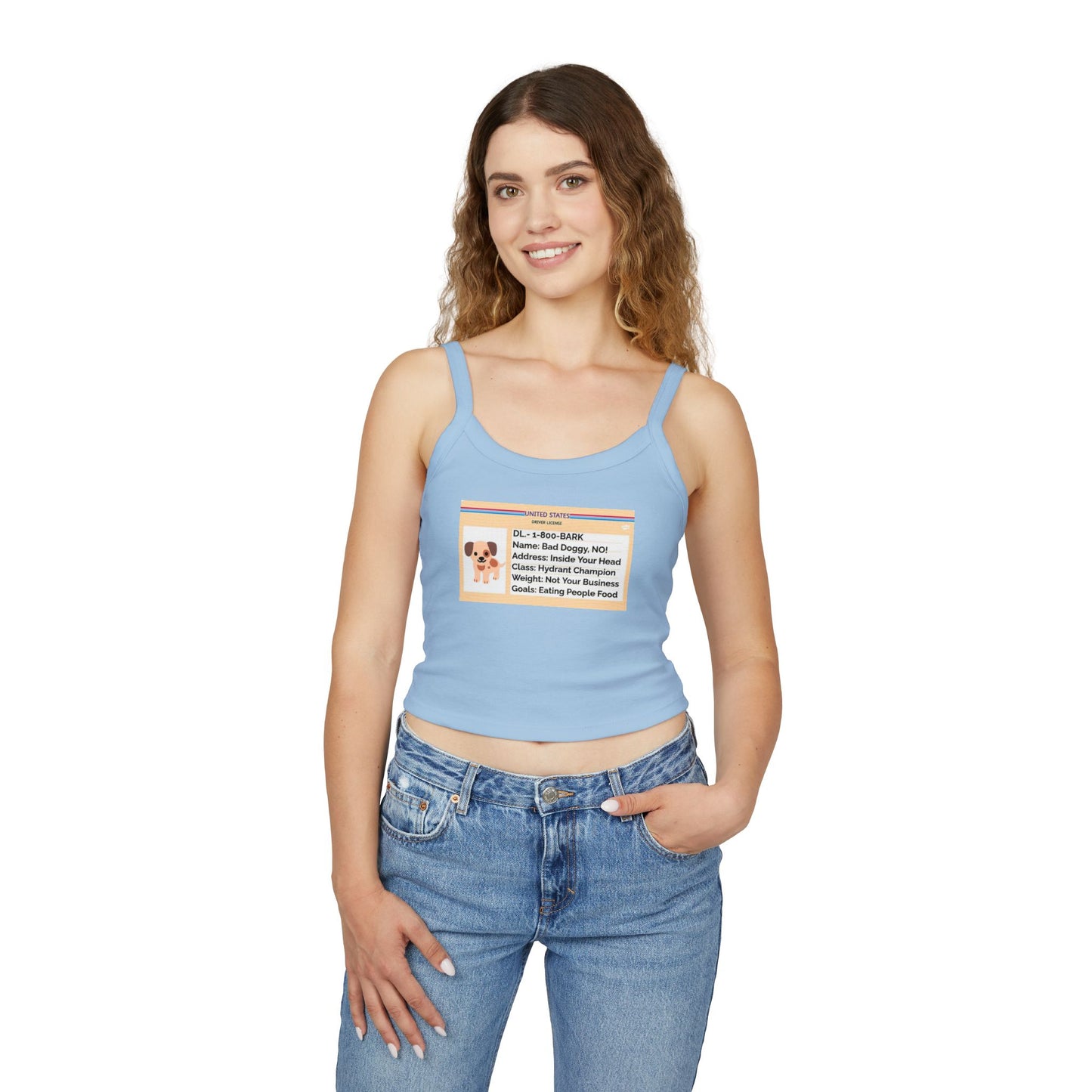 Women's Tank Top - Dog - Drivers License Design