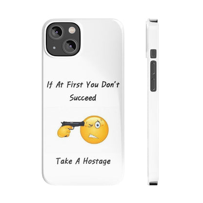 Hostage (White) - Slim Phone Cases - Better Mode