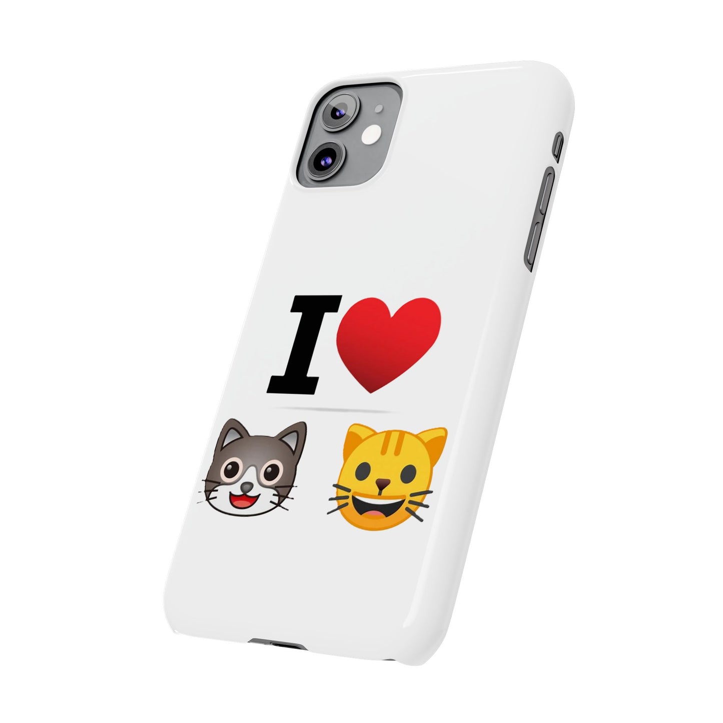 I Heart Cats - Slim Phone Cases