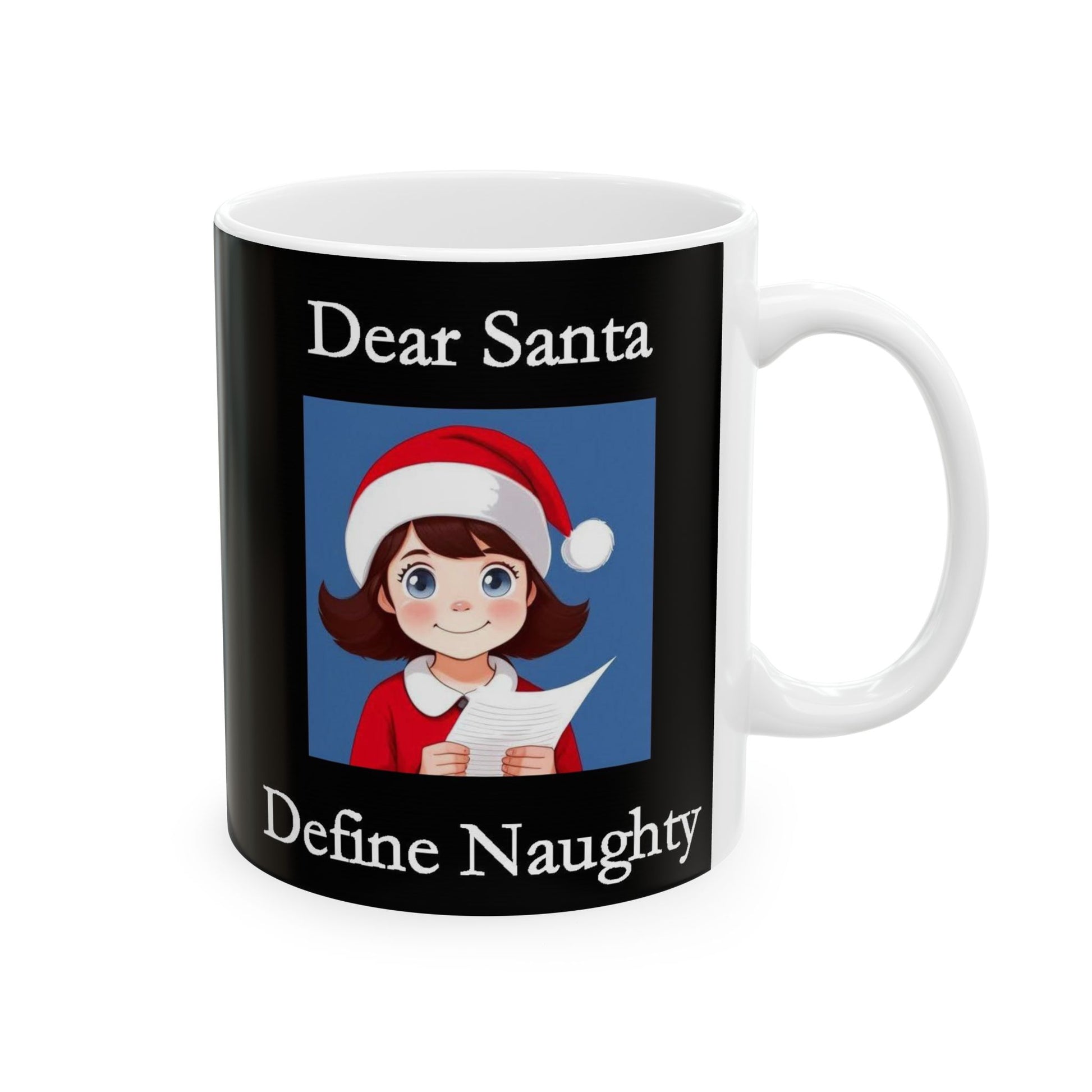 Christmas Dear Santa 1 (Black) - Ceramic Mug, (11oz, 15oz) - Better Mode