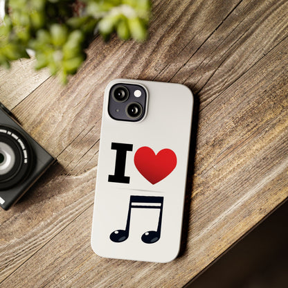 I Heart Music - Slim Phone Cases