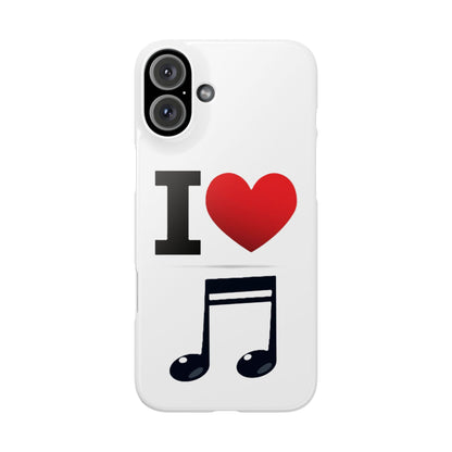 I Heart Music - Slim Phone Cases