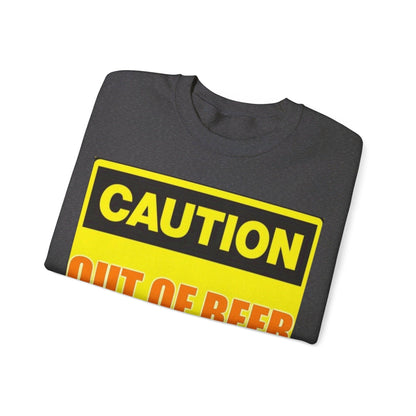 Caution Beer - Unisex Heavy Blend™ Crewneck Sweatshirt