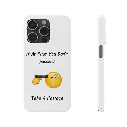 Hostage (White) - Slim Phone Cases - Better Mode