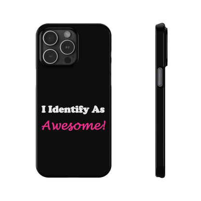 Awesome (Black) - Slim Phone Cases - Better Mode