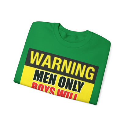 Warning Boys Shot Down - Unisex Heavy Blend™ Crewneck Sweatshirt