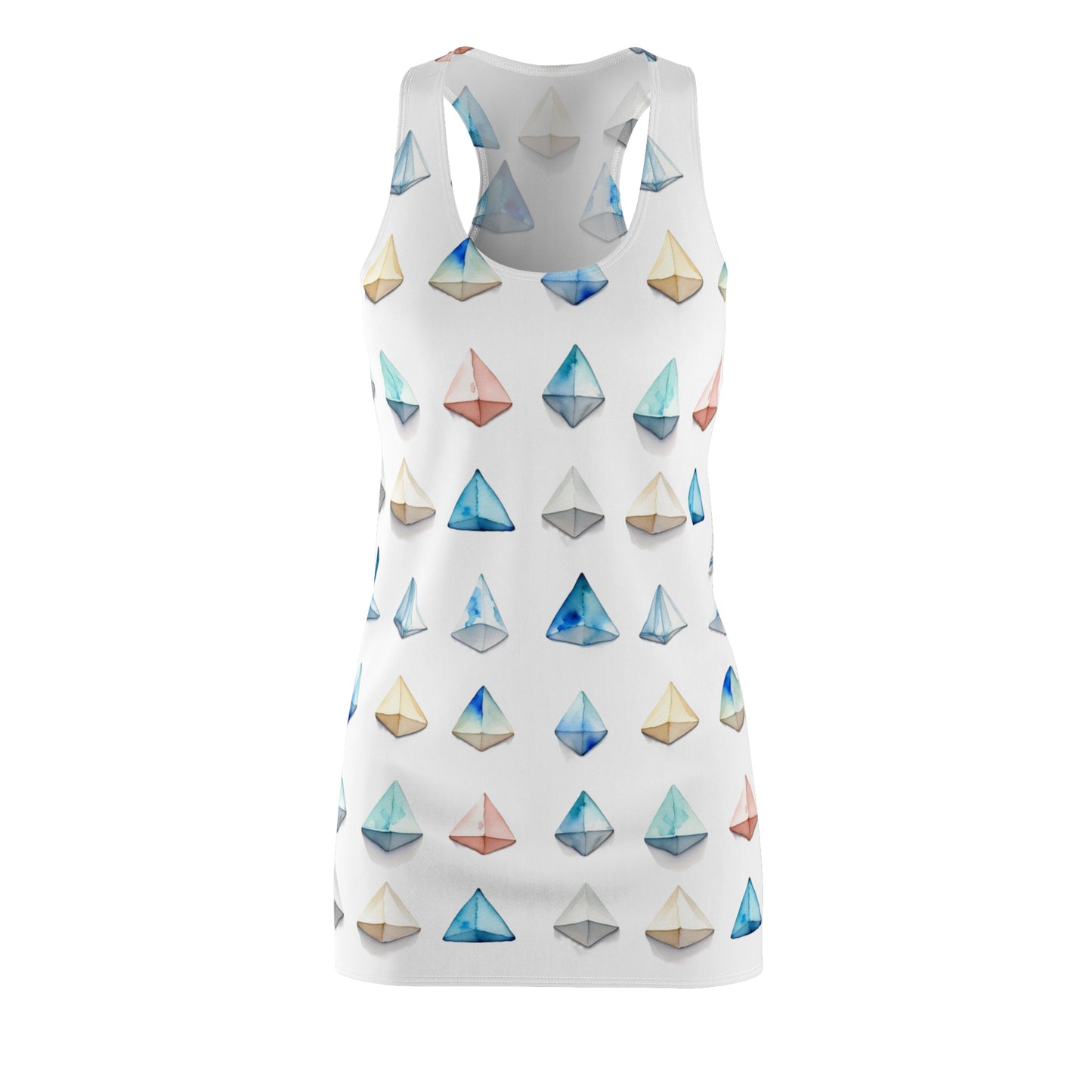 Triangle Pattern Racerback Dress