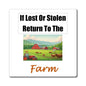 Lost Stolen Farm (White) - Magnets - Better Mode