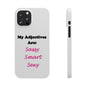 Sassy (White) - Slim Phone Cases - Better Mode