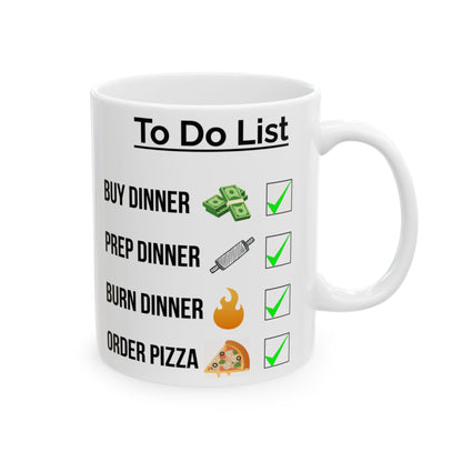 To Do List "Dinner" Ceramic Mug