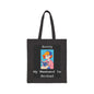 Booked 1 (Black) - Cotton Canvas Tote Bag