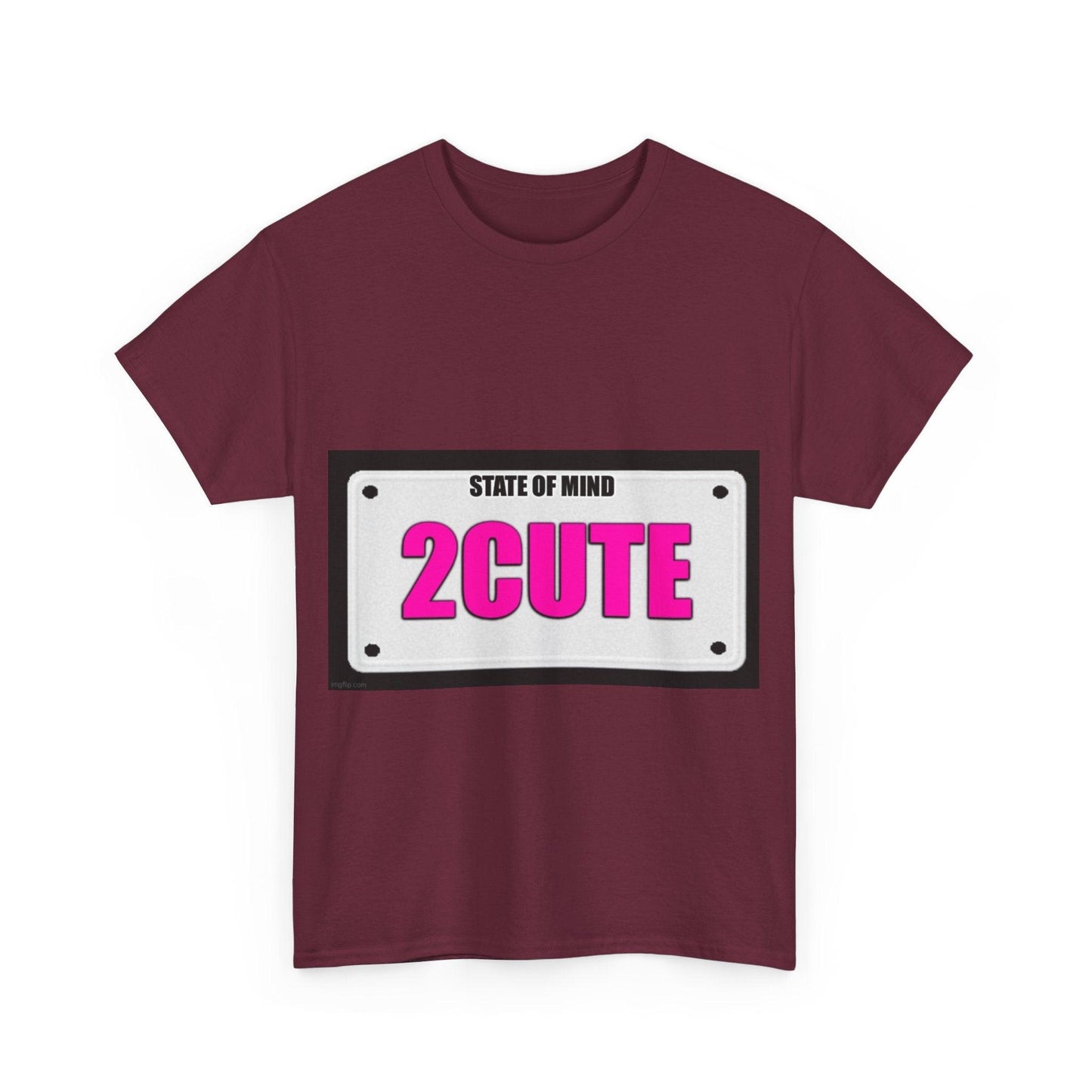 State Of Mind - 2 CUTE - Unisex Heavy Cotton T-Shirt