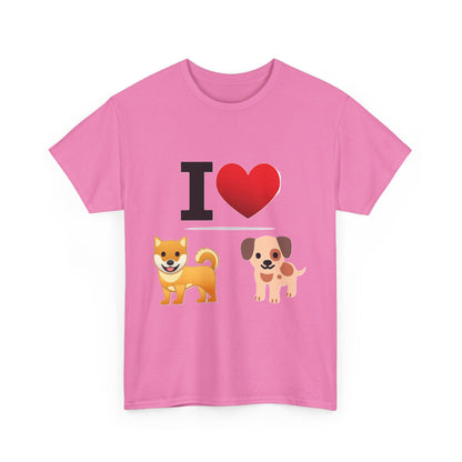 I Heart Dogs - Unisex Heavy Cotton T-Shirt - Better Mode