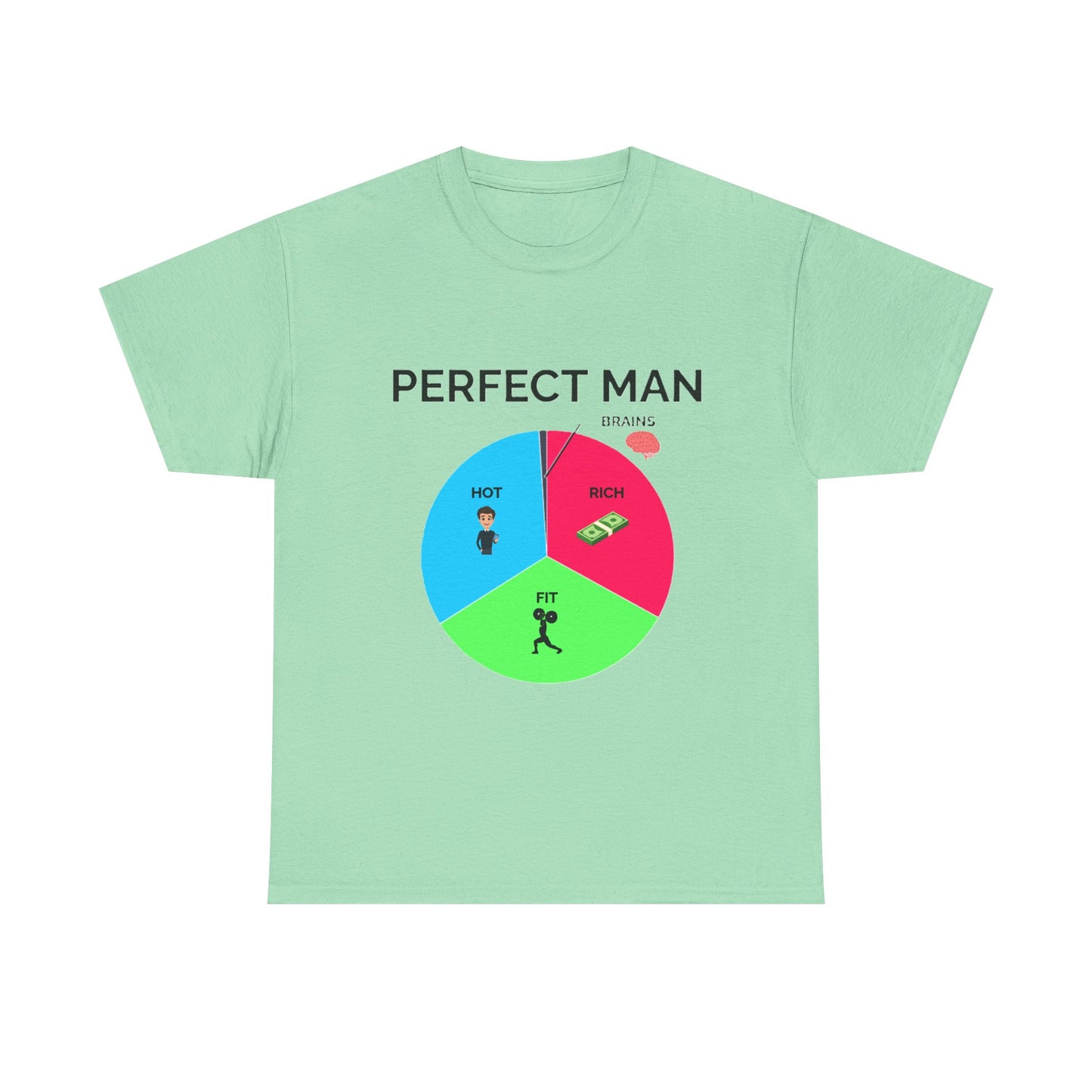 Perfect Man Pie Chart T-Shirt