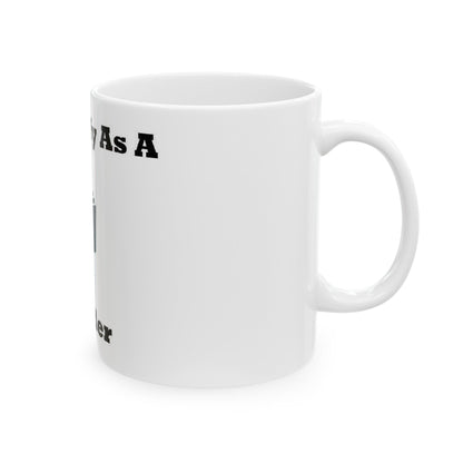 ID Reader (White) - Ceramic Mug, (11oz, 15oz) - Better Mode