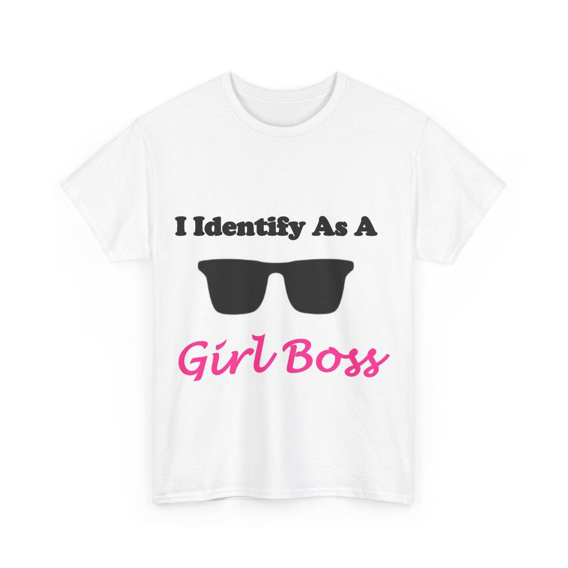 Girl Boss (White) - Unisex Heavy Cotton Tee - Better Mode