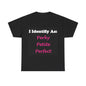 ID Perky Petite Perfect (Black) - Unisex Heavy Cotton T-Shirt