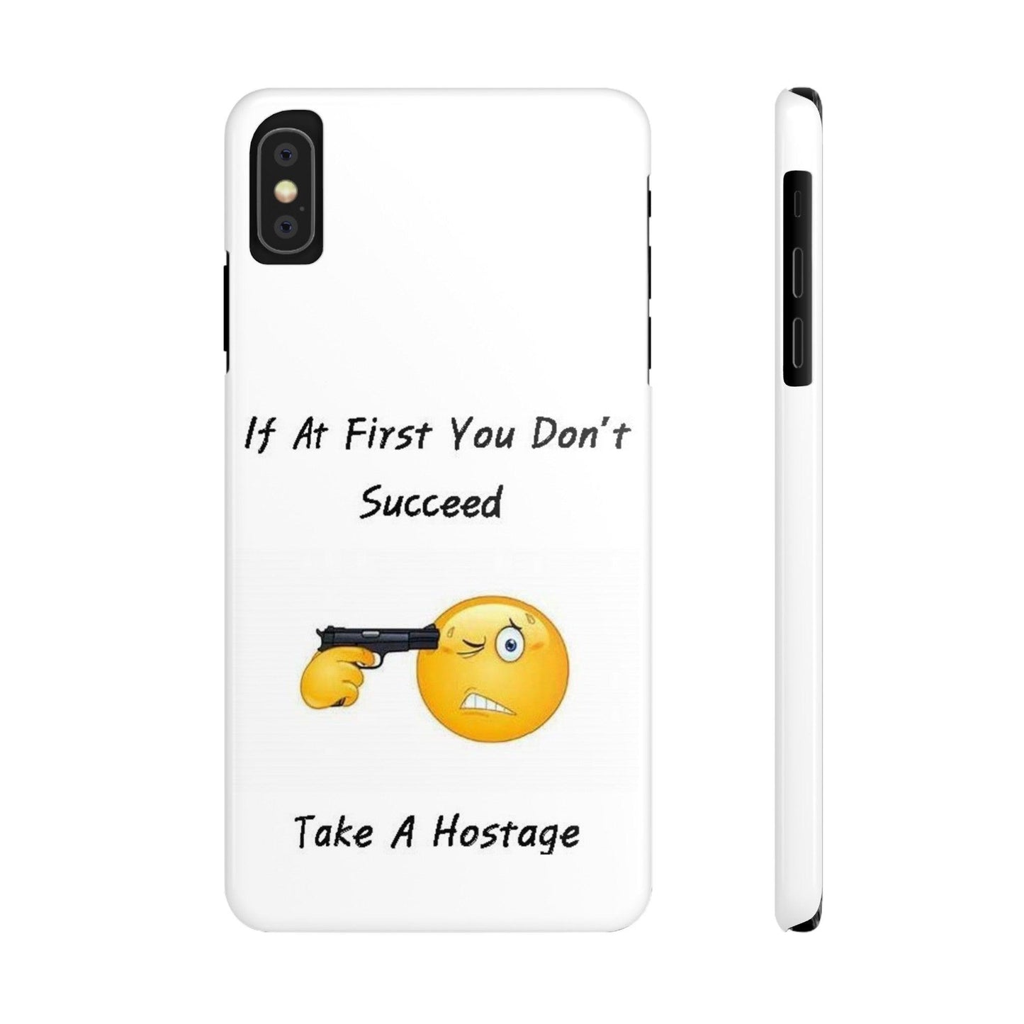 Hostage (White) - Slim Phone Cases - Better Mode