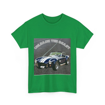 Unleash The Beast Classic Cars 4 - Unisex Heavy Cotton T-Shirt