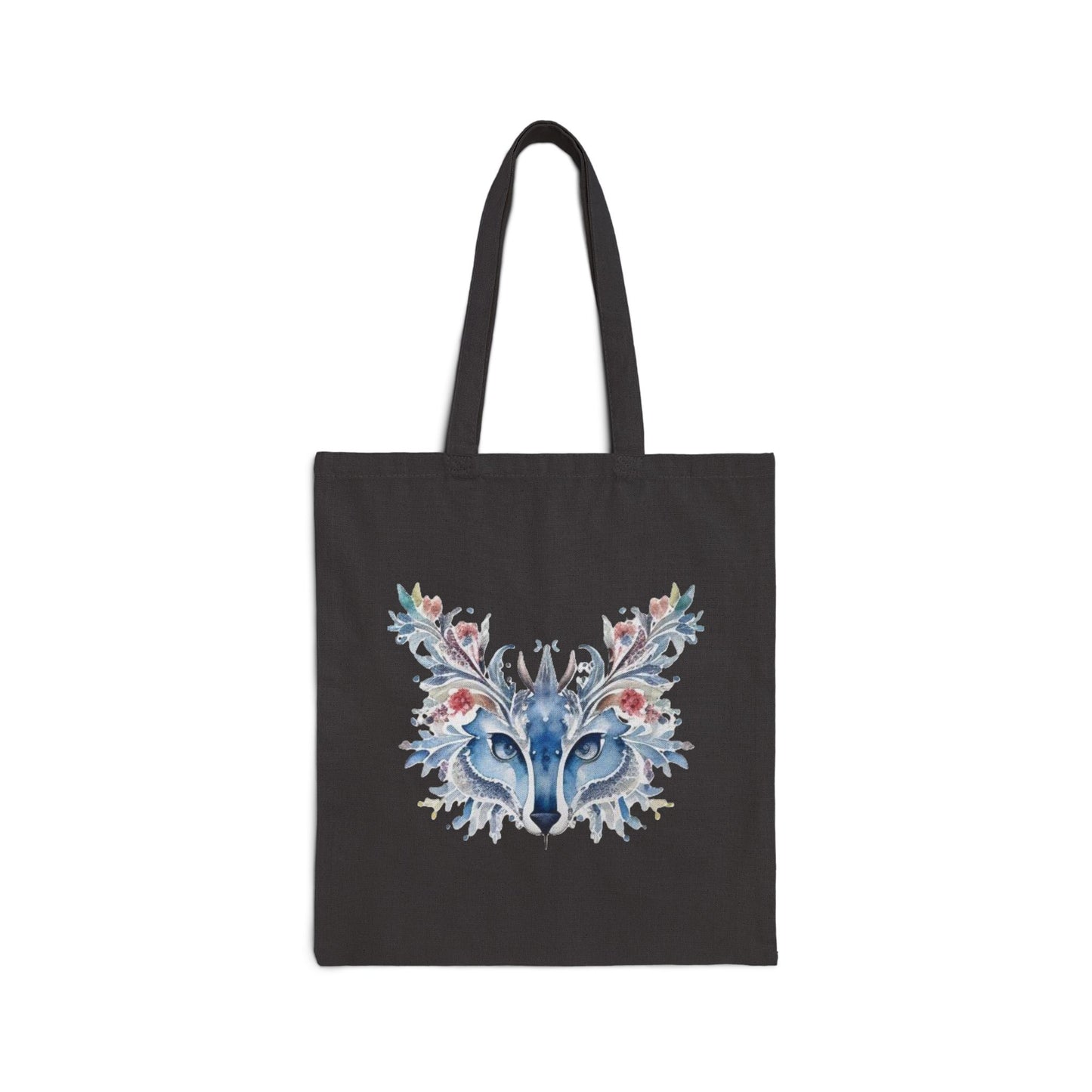 Floral fox Tote Bag