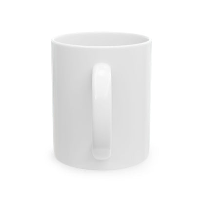 ID Foxy Fearless Free (White) - Ceramic Mug, (11oz, 15oz)