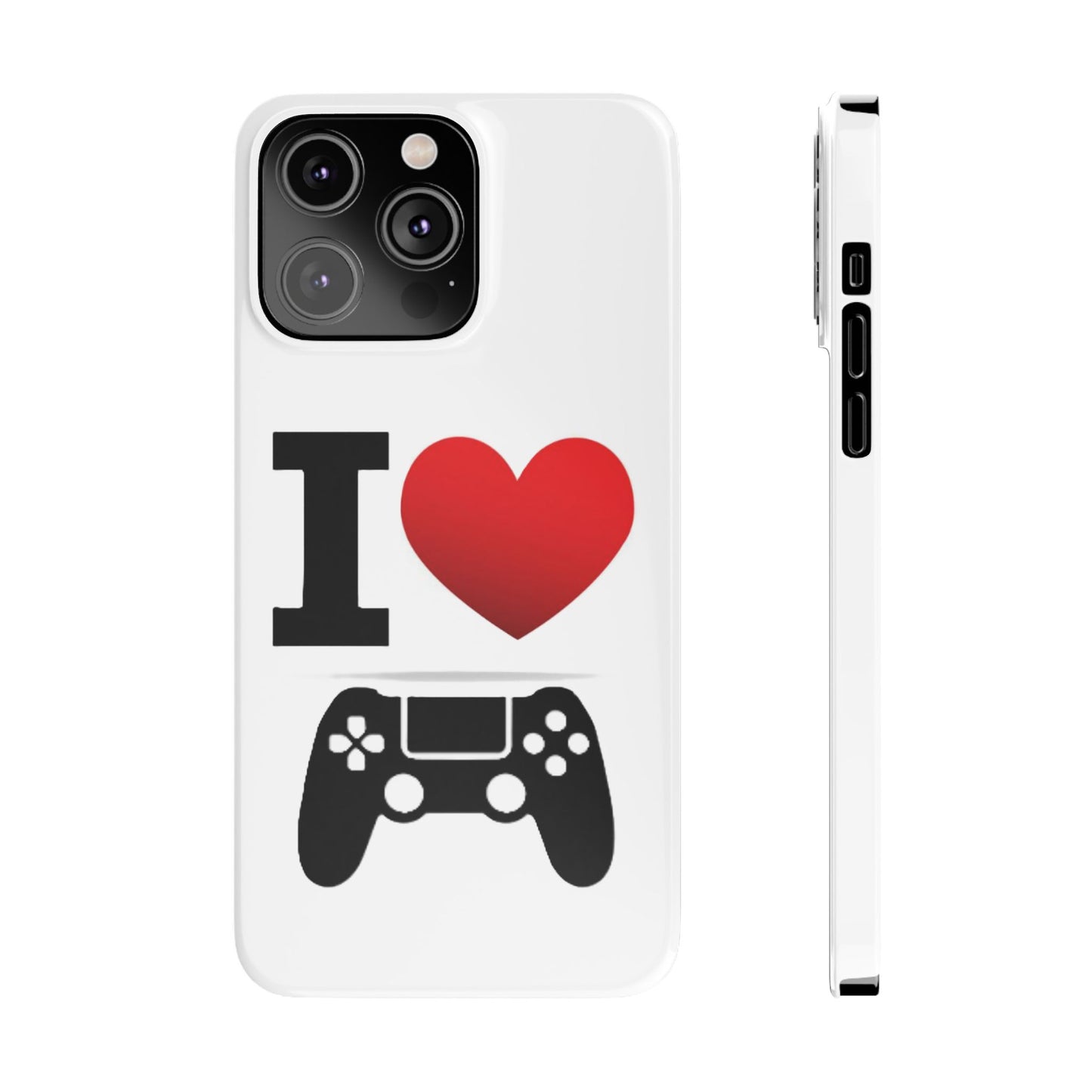 I Heart Gaming - Slim Phone Cases