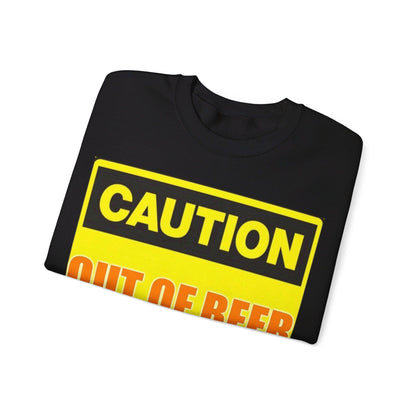 Caution Beer - Unisex Heavy Blend™ Crewneck Sweatshirt