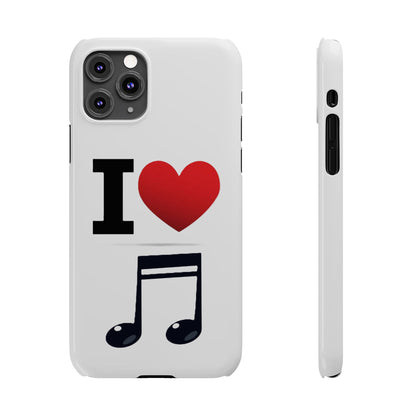 I Heart Music - Slim Phone Cases