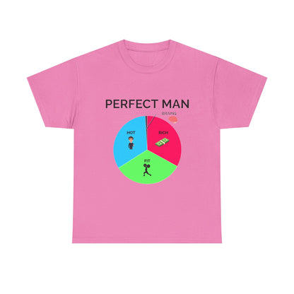 Perfect Man Pie Chart T-Shirt