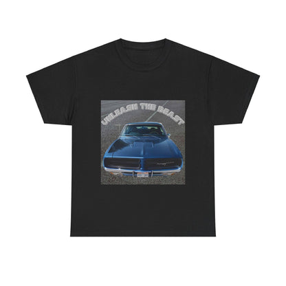 Unleash The Beast Classic Car 1 - Unisex Heavy Cotton T-Shirt