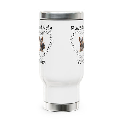 Pawsitively Yours Yorkie Travel Mug