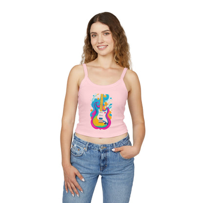 Guitar - Women's Spaghetti Strap Tank Top