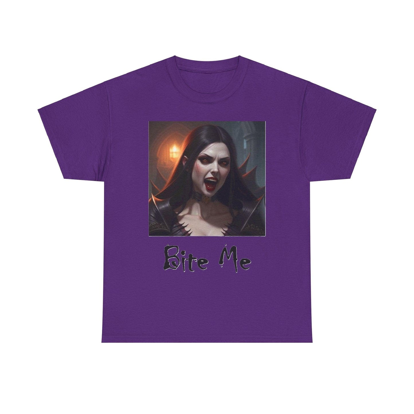 Halloween - Bite Me - Unisex Heavy Cotton T-Shirt