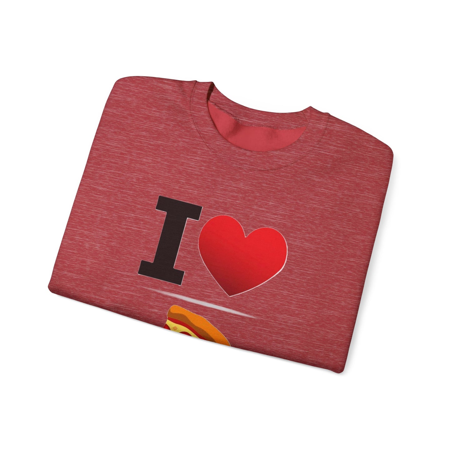 I Heart Pizza - Crewneck Sweatshirt