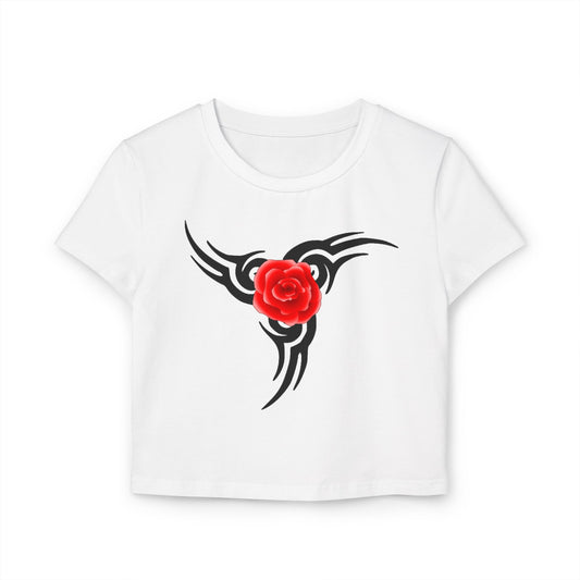 Rose Spiral Baby Tee