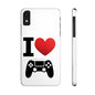 I Heart Gaming - Slim Phone Cases