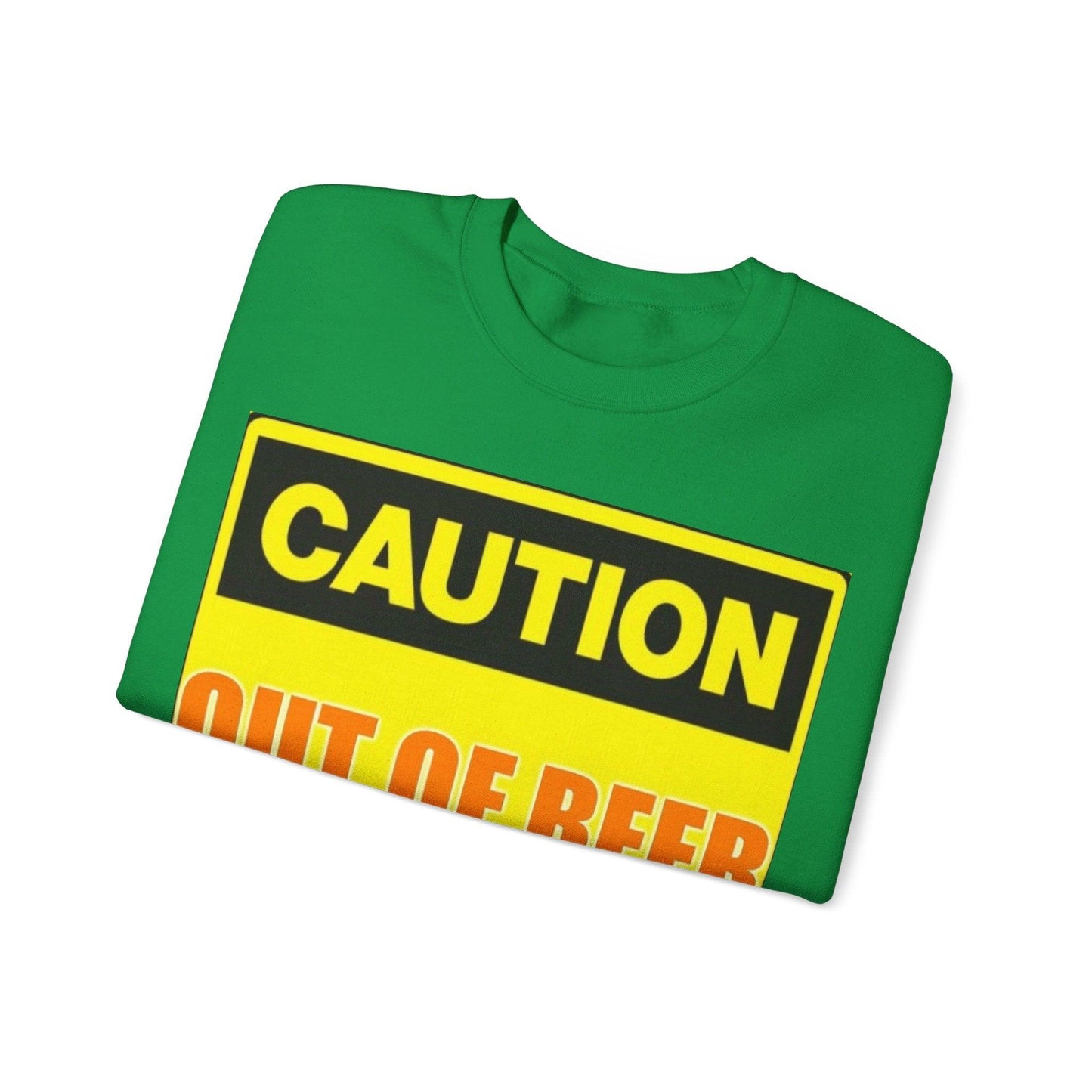 Caution Beer - Unisex Heavy Blend™ Crewneck Sweatshirt