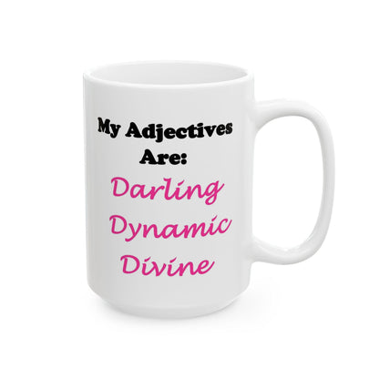 Darling (White) - Ceramic Mug, (11oz, 15oz)