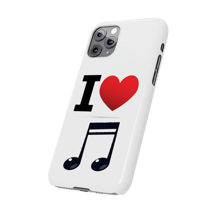 I Heart Music - Slim Phone Cases