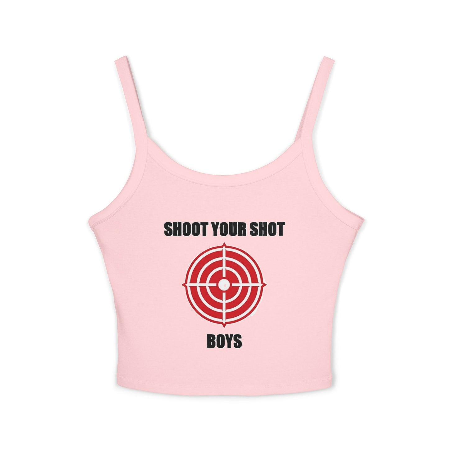 Shoot Your Shot - Women's Spaghetti Strap Tank Top